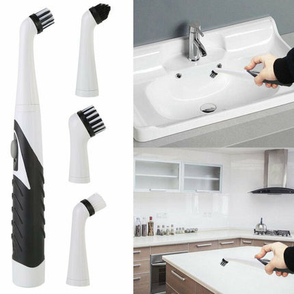 Sonic Scrubber wireless electric cleaning brush with interchangeable heads and vibrant color options