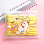 0.5mm / Pencil bag + yellow pen 10
