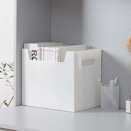 Folding Desktop Book Storage Box for Office & Dorm Use