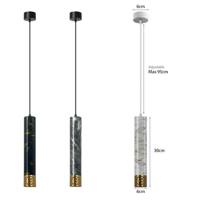 Modern Nordic Cylinder Pendant Light Adjustable pack 1/2~4599