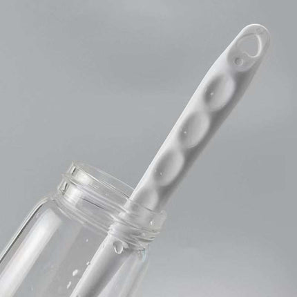 Wholesale long handle cup brush with ergonomic silicone head for cleaning drinkware