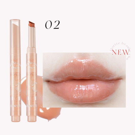 FLORTTE First Kiss Love Stick Lipstick Pen with Mirror