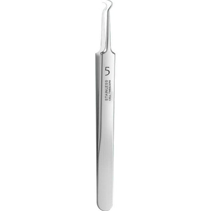 Stainless steel acne clip set with multiple precision extraction tools and plastic storage box