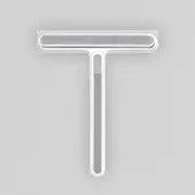 3-in-1 Glass Cleaning Brush with handle, sponge, and squeegee for versatile glass cleaning