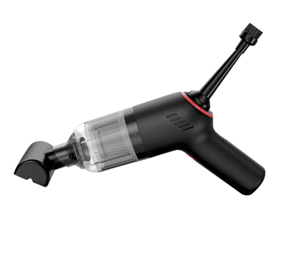 Portable pet hair vacuum cleaner cordless compact device for removing pet hair from furniture and clothes