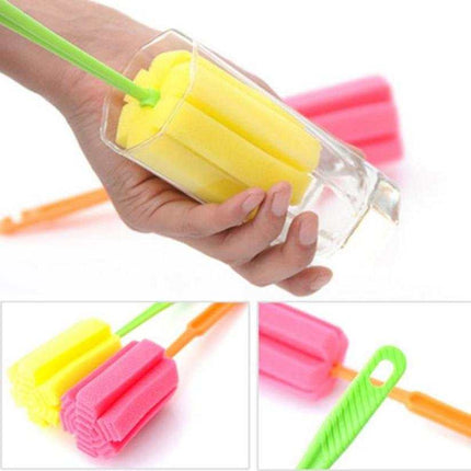 Creative Eco-Friendly Long Handle Cup Cleaner Sponge Brush