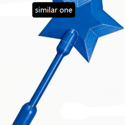 3D Printed Tap To Pay star-shaped magic wand in multiple colors for contactless payments