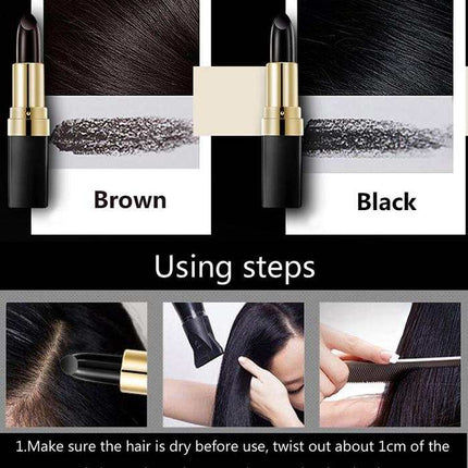 Lai Mei 3.8g Hair Dye Stick for quick gray coverage in compact, portable form