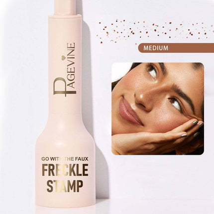 5-point freckle stamp pen creating natural waterproof freckles on skin