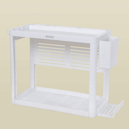 2-Tier Kitchen Storage Rack for Utensils and Spices