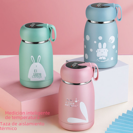 Large belly stainless steel insulated mug in multiple colors with smart temperature detection and 320ML capacity