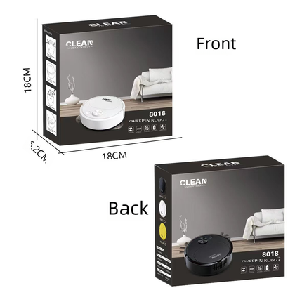 "Automatic Mini Robot Vacuum Cleaner USB Rechargeable"