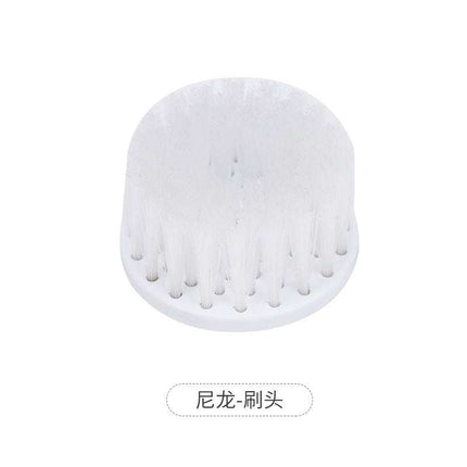 Electric multifunctional cleaning brush with interchangeable heads for versatile home cleaning tasks