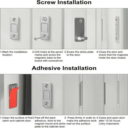 Ultra Thin Magnetic Catch for Cabinet Doors (1 Piece)