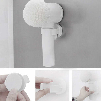 Cordless multifunctional electric cleaning brush with interchangeable heads for kitchen cleaning tasks