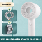 White / w/ hose + base