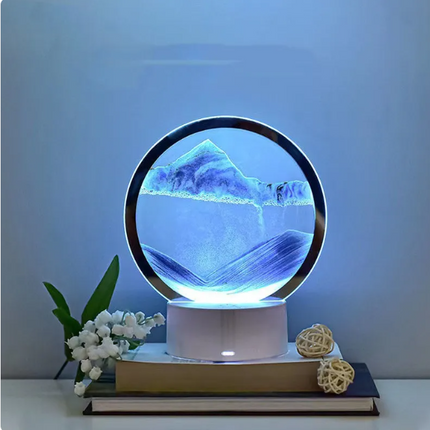 3D Quicksand Touch Table Lamp – USB Powered Bedside Light (Multiple Colors)