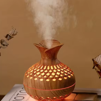 Mini Desktop Creativity Three-leaf Flower Humidifier
