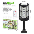 892T large patch (three-belt remote control) / Solar wall lamp