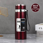 New upgrade 600ml wine red + send Cup brush cup set / General