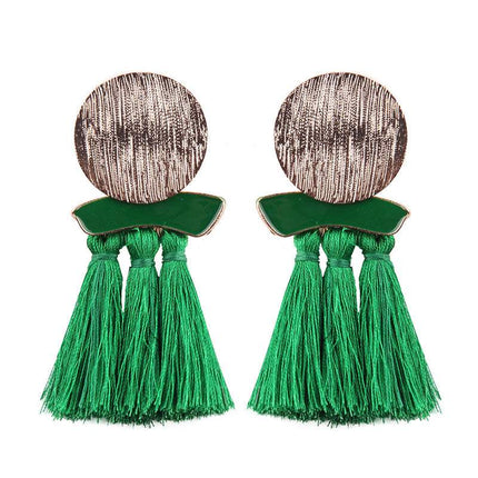 Ethnic Boho Tassel Earrings from Amazon