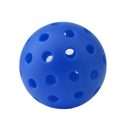 Set of 24 outdoor pickleball balls with 40-hole and 26-hole designs for durable play