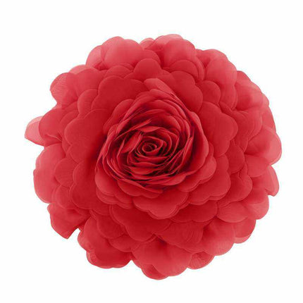 Princess-style 3D gauze flower pillow covers with sheer floral embroidery in soft pastel colors for elegant bedroom decor