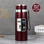 New upgrade 800ml wine red + send Cup brush cup set / General