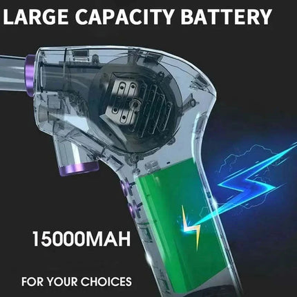 Cordless electric air duster with Type-C charging port for keyboard cleaning