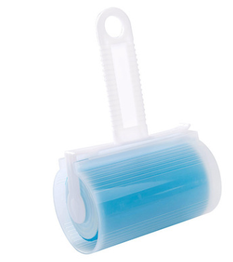 Colorful lint roller and dust remover brush set for pet hair and lint removal