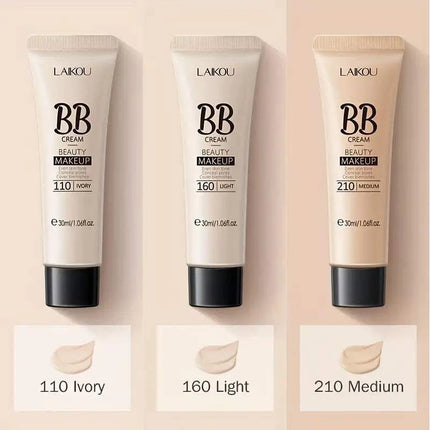 LAIKOU Waterproof BB Cream - Full Coverage Foundation 30ml
