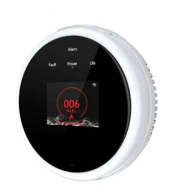 Home Creative Simple Smart Gas Alarm mounted on ceiling for gas leak detection and safety