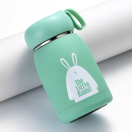 Large Belly Stainless Steel Mug with double-wall insulation and leak-proof lid, 320ML capacity, available in vibrant colors