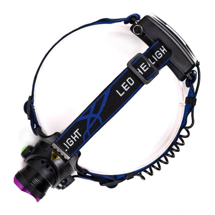 Vande T6 LED手电筒 headlamp with 2000 Lm CREE XM-L T6 LED and adjustable strap for outdoor use