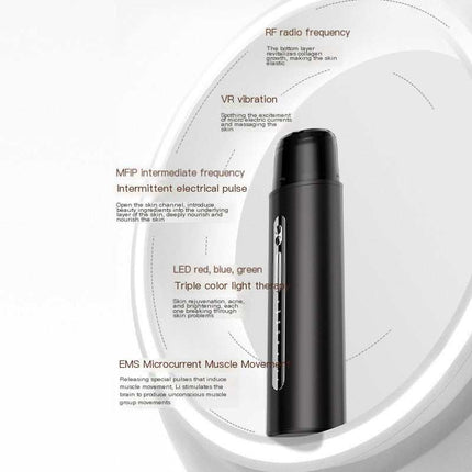 Home Facial Lifting and Tightening Beauty Device with ergonomic design and EMS microcurrent technology for skin rejuvenation