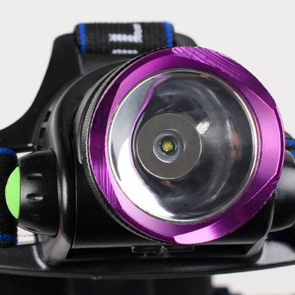 Vande T6 LED手电筒 adjustable headlamp with 2000 Lm CREE XM-L T6 LED light and rechargeable batteries