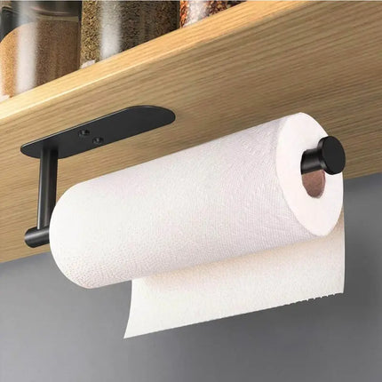 Wall-Mounted Kitchen Towel and Tissue Holder Rack