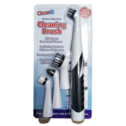 Sonic Scrubber wireless electric cleaning brush with interchangeable heads and ergonomic grip