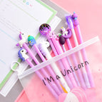 0.5mm / Pencil bag + purple pen 10