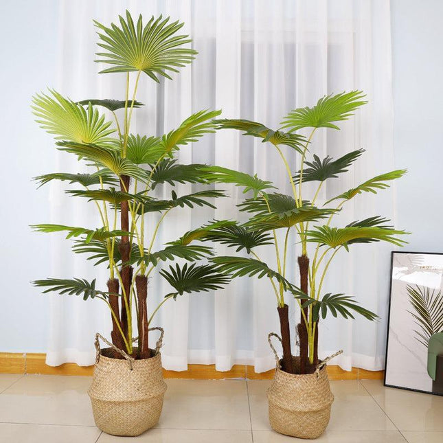 European style simulation Travel's Banana tree decor with realistic tropical foliage