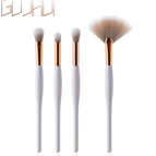 4 pieces - white handle gold tube - gray white hair