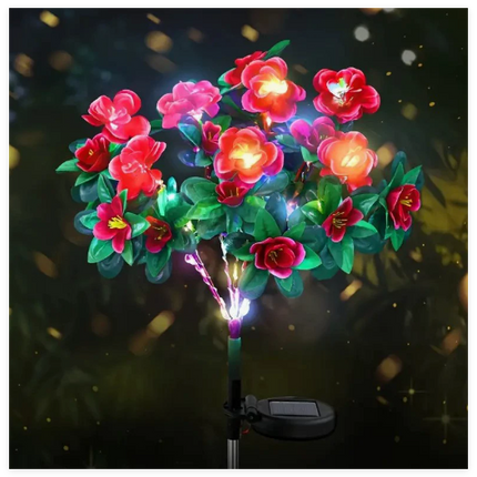 Azalea Flowers LED Garden Lights (One Piece)