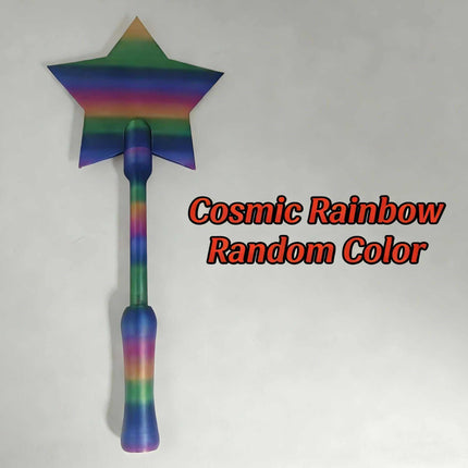 3D Printed Tap To Pay star-shaped magic wand with built-in NFC for contactless payments in multiple colors