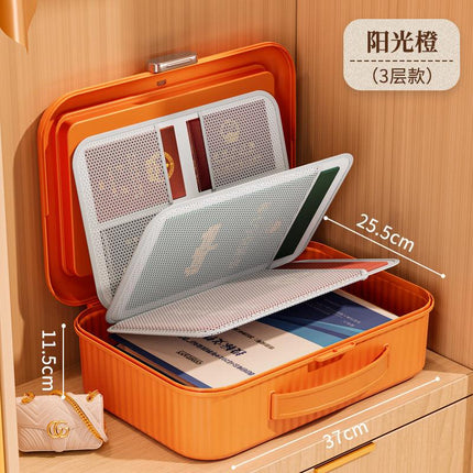 Document Storage Bag and File Holder for Important Papers