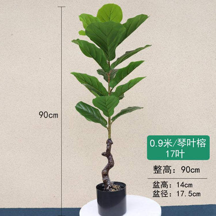 European Style Faux Traveler's Banana Tree Décor
