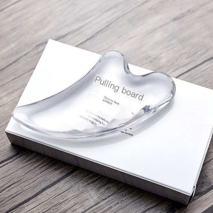 Crystal Face Slimming Tool with Gua Sha Board for facial massage and meridian clearing