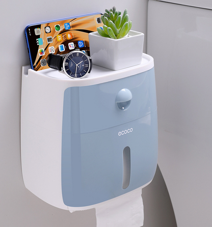 Creative Waterproof Toilet Paper Holder and Tissue Rack