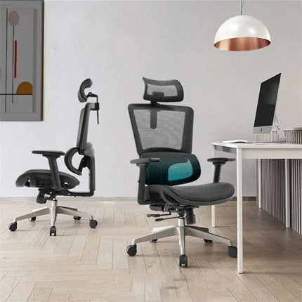 Long-Seated E-Sports Chair with ergonomic design and adjustable features for gaming and office use
