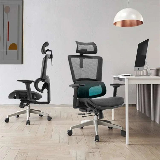 Long-Seated E-Sports Chair with ergonomic design and adjustable features for gaming and office use