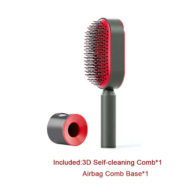 Self-Cleaning Hair Brush with Airbag Massage Scalp Comb